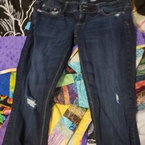 American Eagle By Payless Dark Blue Straight Leg Jeans